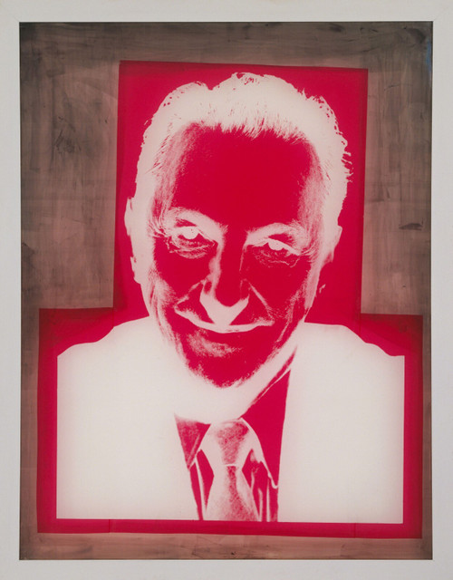 Andy Warhol - Silkscreen for Portrait of Sidney Janis Poster Canvas Print Art Pa