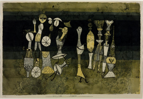 Paul Klee - Comedy 2 Poster Canvas Movie Film Print A0 A1 A2 A3 A4 A5 A6 Art Wal