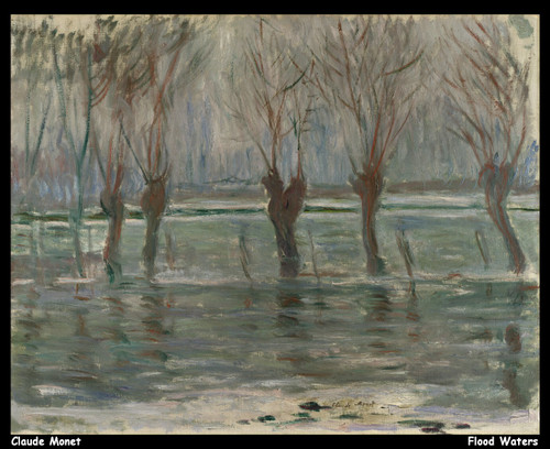 claude-monet---flood-waters_11016155844_o(1) Poster Canvas Movie Film Print A0 A