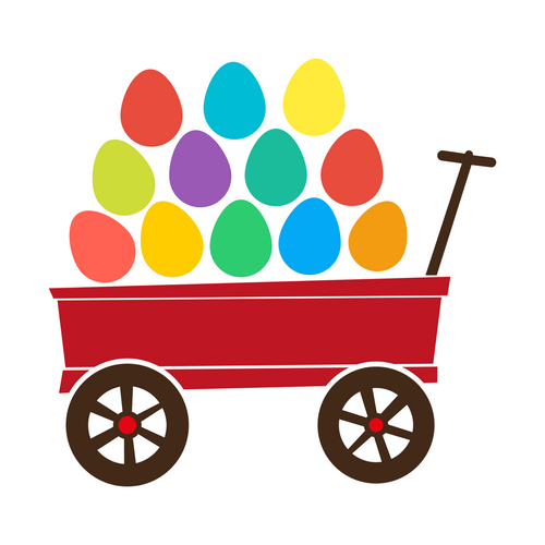 Easter-Egg-Wagon Poster Canvas Movie Film Print A0 A1 A2 A3 A4 A5 A6 Art Wall De