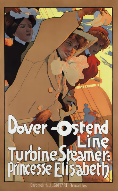 52305893845_HOHENSTEIN, Adolfo. Dover-Ostend Line, c. 1900s.-artofuniverse0