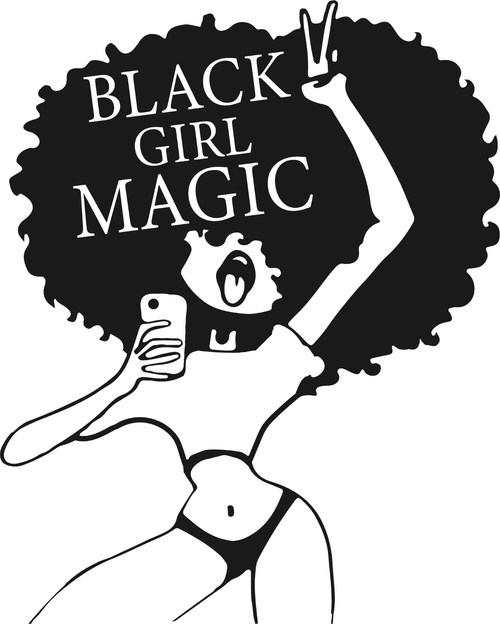 BLACK GIRL MAGIC (2) Poster Canvas Movie Film Print A0 A1 A2 A3 A4 A5 A6 Art Wal