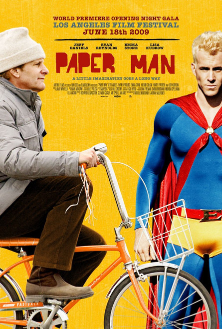 Paper Man (2010)_1 Poster Canvas Movie Film Print A0 A1 A2 A3 A4 A5 A6 Art Wall