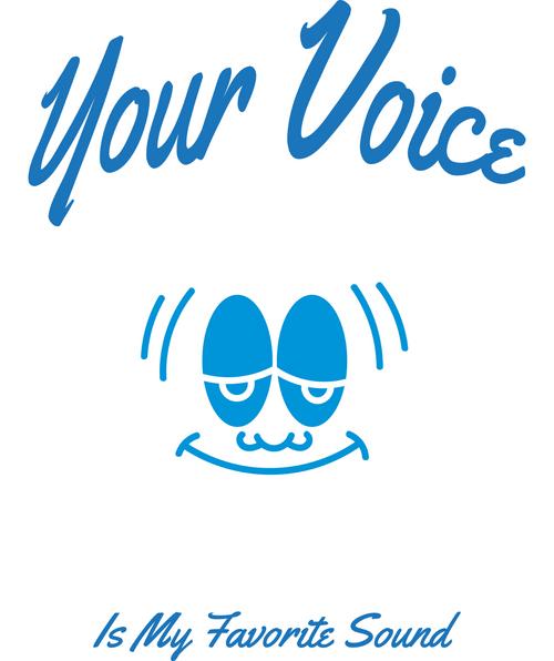 Your Voice is My Favorite Sound Poster Canvas Movie Film Print A0 A1 A2 A3 A4 A5