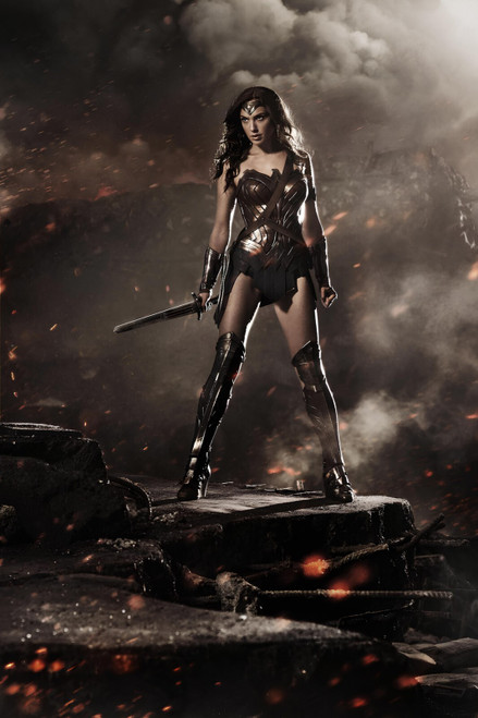 Wonder Woman league- upscaled Poster Canvas Movie Film Print A0 A1 A2 A3 A4 A5 A