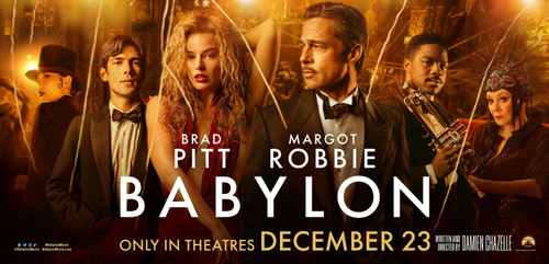 Babylon (2022)_10 Movie Film Poster Canvas iconic design