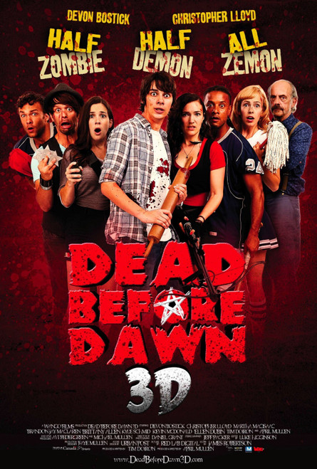 Dead Before Dawn 3D (2012)_1 Movie Film Poster Canvas iconic design