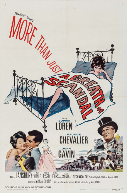A Breath of Scandal (1960)_0 Movie Film Poster Canvas iconic design