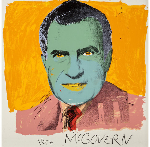 Andy Warhol - Vote McGovern 1972 Poster Canvas Movie Film Print A0 A1 A2 A3 A4 A