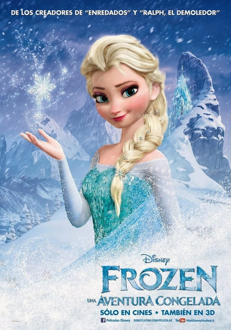 Frozen (2013)_12 Movie Film Poster Canvas iconic design