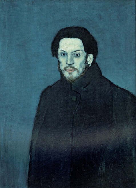 Pablo Picasso - Self portrait 1901 Poster Canvas Movie Film Print A0 A1 A2 A3 A4