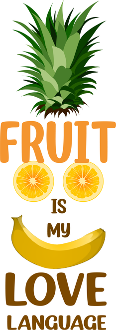 Fruit is My Love Language 2 Personalized Poster Canvas Print A0 A1 A2 A3 A4 A5 A