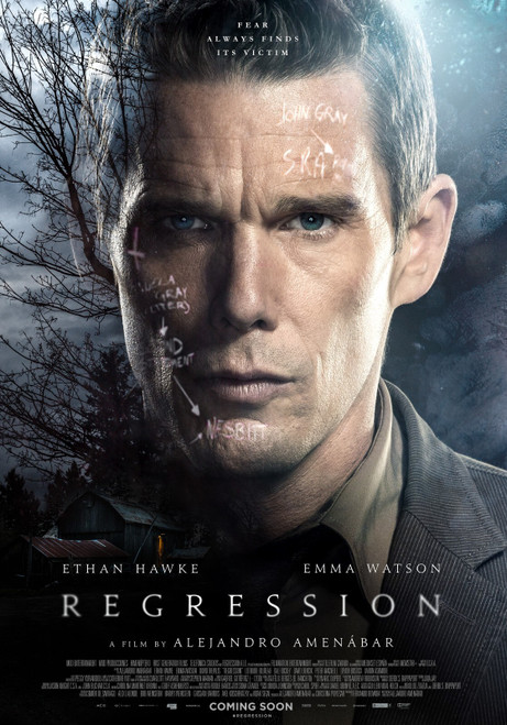 Regression (2015)_9 Poster Canvas Movie Film Print A0 A1 A2 A3 A4 A5 A6 Art Wall