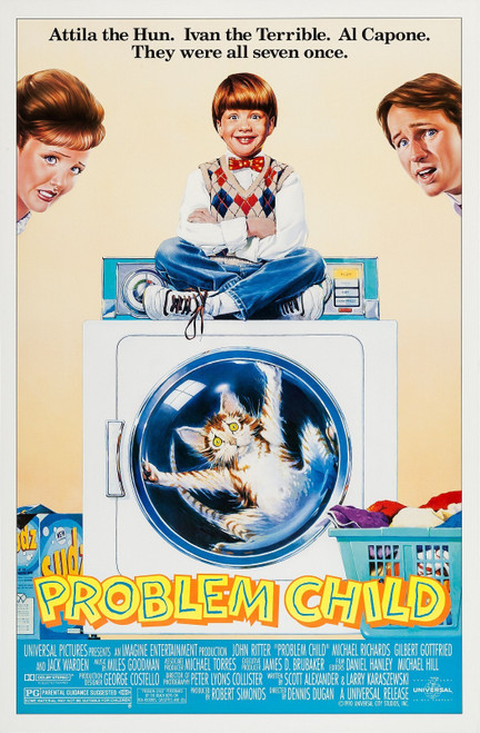 Problem Child (1990)_1 Poster Canvas Movie Film Print A0 A1 A2 A3 A4 A5 A6 Art W