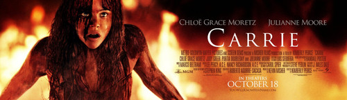 Carrie (2013)_4 Movie Film Poster Canvas iconic design