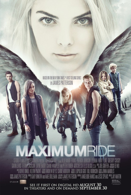Maximum Ride (2016)_0 Poster Canvas Movie Film Print A0 A1 A2 A3 A4 A5 A6 Art Wa