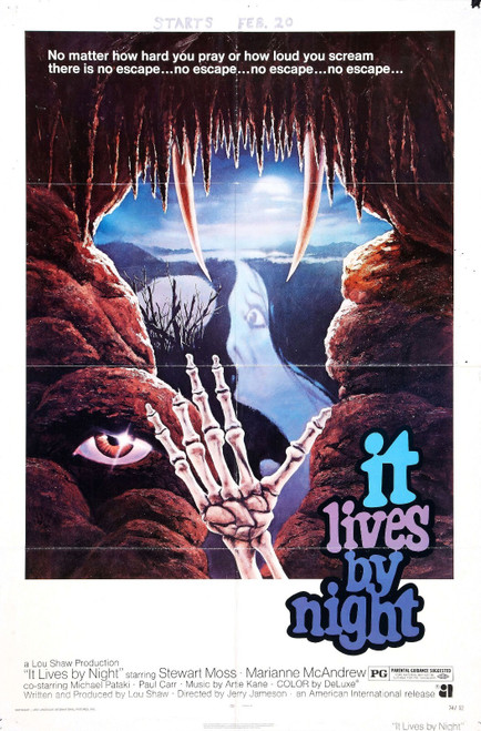 Bat People 02 Poster Canvas Movie Film Print A0 A1 A2 A3 A4 A5 A6 Art Wall Decor