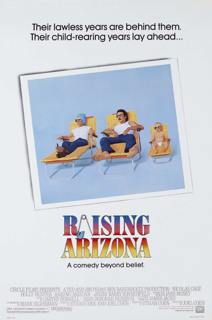 Raising Arizona (1987)_1 Poster Canvas Movie Film Print A0 A1 A2 A3 A4 A5 A6 Art