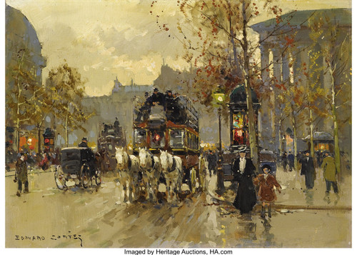 EDOUARD LEON CORTES (French 1882 - 1969). The Madeleine, 1905 Poster Canvas Prin