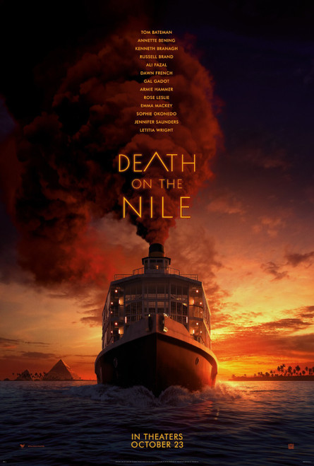 Death on the Nile (2022)_2 Movie Film Poster Canvas iconic design
