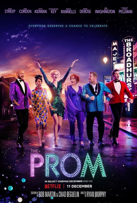 The Prom (2020)_12 Poster Canvas Movie Film Print A0 A1 A2 A3 A4 A5 A6 Art Wall