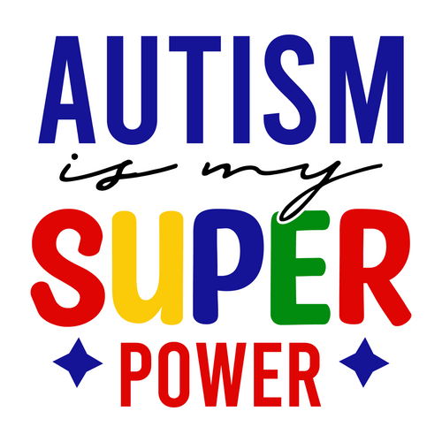 Autism is My Super Power-01 (4) Poster Canvas Movie Film Print A0 A1 A2 A3 A4 A5