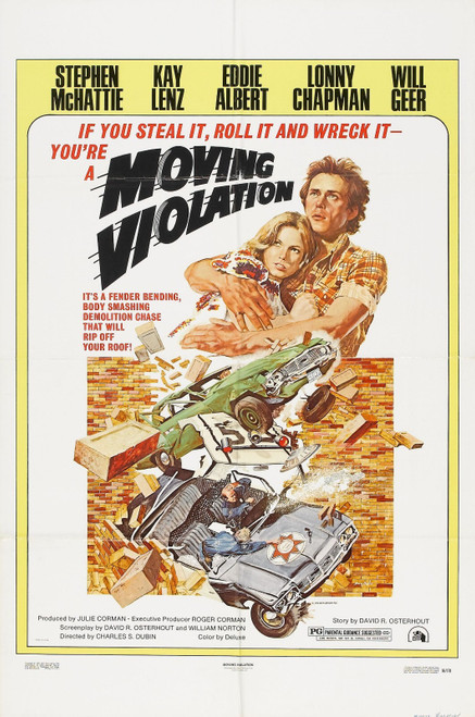 Moving Violation 01 Poster Canvas Movie Film Print A0 A1 A2 A3 A4 A5 A6 Art Wall