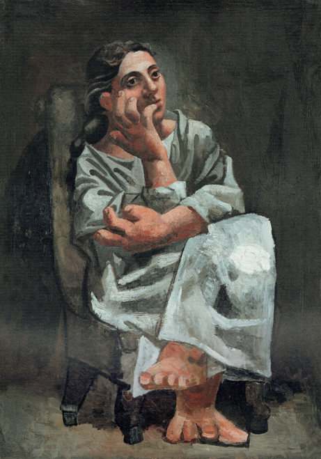 Pablo Picasso - Seated Woman 1920 Poster Canvas Movie Film Print A0 A1 A2 A3 A4