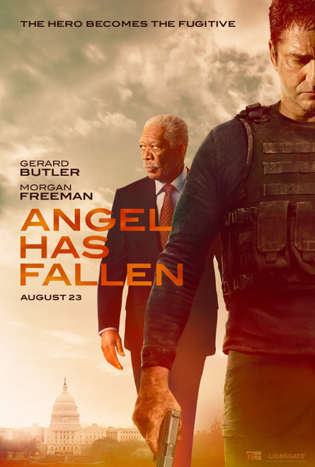 Angel Has Fallen (2019)_10 Movie Film Poster Canvas iconic design Angel Has Fallen (2019)_10 Movie Film Poster Canvas iconic design
