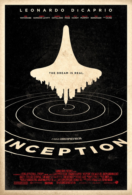 inception 4 Poster Canvas Movie Film Print A0 A1 A2 A3 A4 A5 A6 Art Wall Decorat