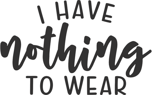I have nothing to wear (2) Poster Canvas Movie Film Print A0 A1 A2 A3 A4 A5 A6 A