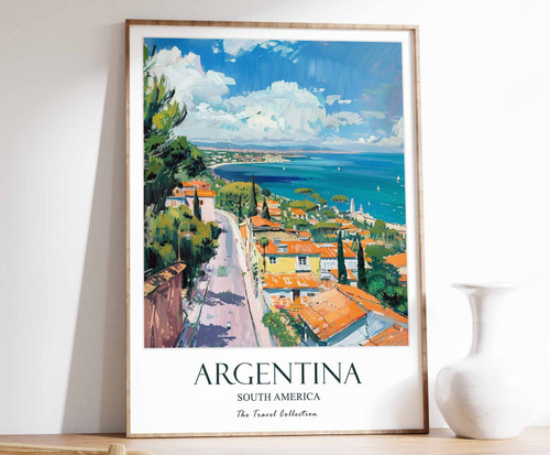 3_Argentina Print, Argentina Travel Poster, South American Travel Print, Tropica