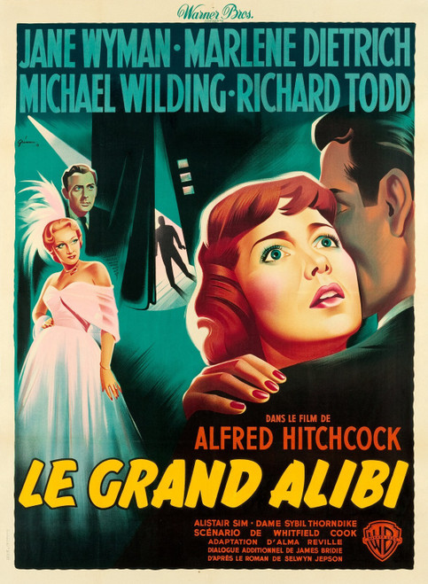 Stage Fright (1950)_2 Poster Canvas Movie Film Print A0 A1 A2 A3 A4 A5 A6 Art Wa