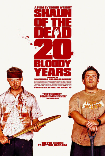 Shaun of the Dead (2004)_3 Poster Canvas Movie Film Print A0 A1 A2 A3 A4 A5 A6 A