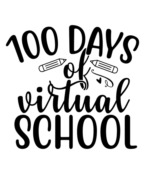 100 Days Of Virtual School-01 (5) Poster Canvas Movie Film Print A0 A1 A2 A3 A4