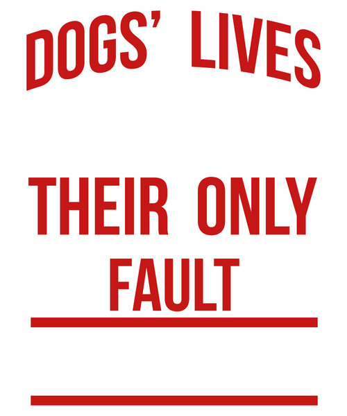 Dogs lives are too short. Their only fault really=2-01 Poster Canvas Movie Film