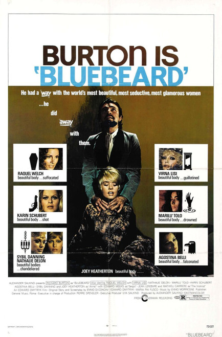 Bluebeard (1972)_0 Movie Film Poster Canvas iconic design