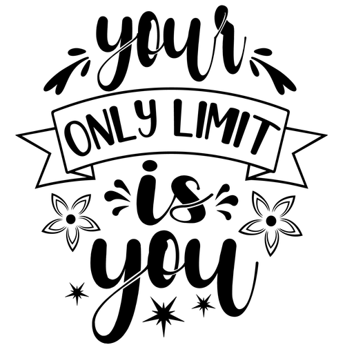 your only limit is you-01 Poster Canvas Movie Film Print A0 A1 A2 A3 A4 A5 A6 Ar