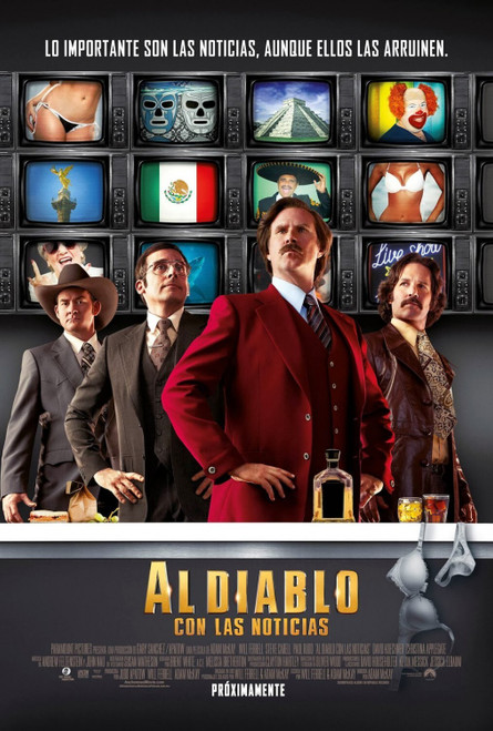 Anchorman 2 (2013)_12 Movie Film Poster Canvas iconic design