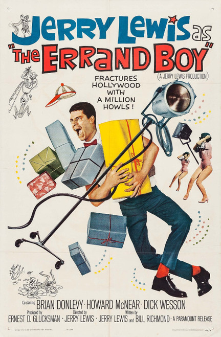 The Errand Boy (1961)_1 Poster Canvas Movie Film Print A0 A1 A2 A3 A4 A5 A6 Art