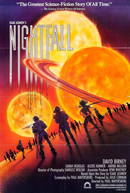 Nightfall (1988)_0 Poster Canvas Movie Film Print A0 A1 A2 A3 A4 A5 A6 Art Wall
