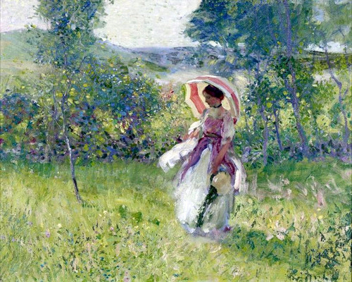 Miller,RichardE_TheParasol _c1910-13_te Poster Canvas Movie Film Print A0 A1 A2