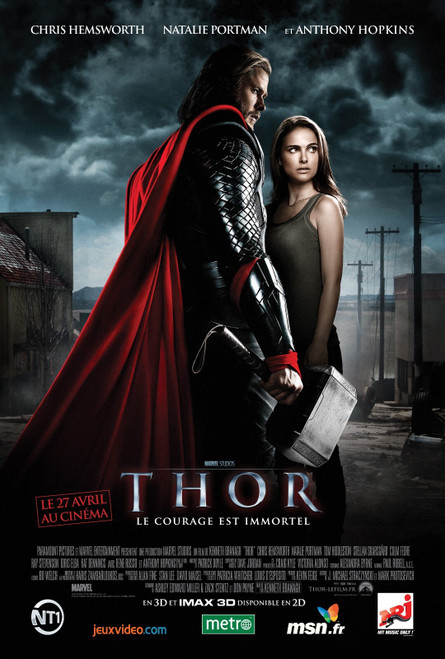 Thor (2011)_17 Poster Canvas Movie Film Print A0 A1 A2 A3 A4 A5 A6 Art Wall Deco
