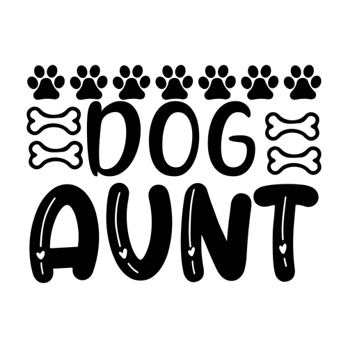 Dog Aunt-01 Funny Poster Canvas Print A0 A1 A2 A3 A4 A5 A6 Art Wall Decoration