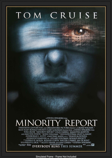 minority report 1 Poster Canvas Movie Film Print A0 A1 A2 A3 A4 A5 A6 Art Wall D