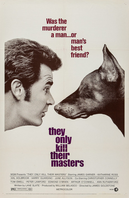 They Only Kill Their Masters (1972)_0 Poster Canvas Movie Film Print A0 A1 A2 A3
