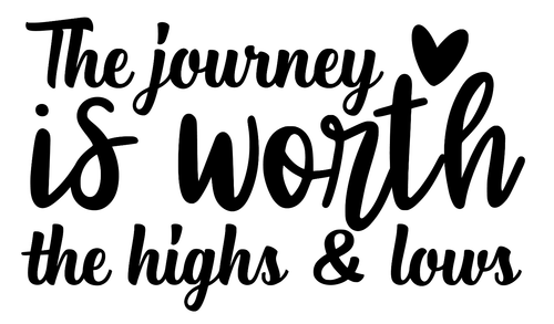 Thejourneyisworththehighsandlows Poster Canvas Movie Film Print A0 A1 A2 A3 A4 A