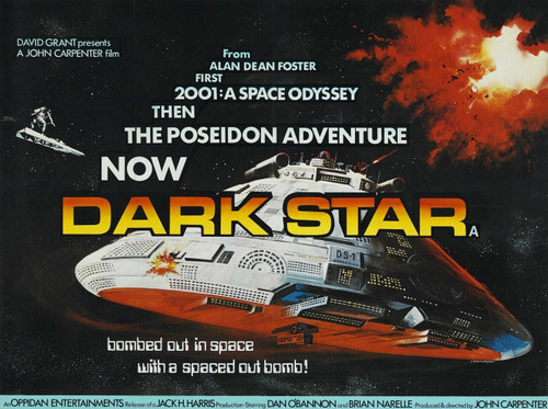 Dark Star (1974)_1 Movie Film Poster Canvas iconic design