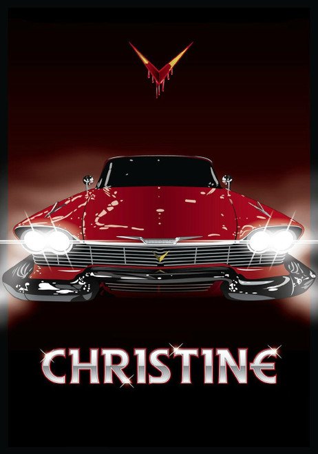 Christine 1 - Stephen King - Poster Canvas Movie Film Print A0 A1 A2 A3 A4 A5 A6