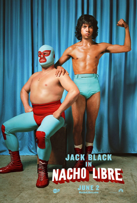 Nacho Libre (2006)_4 Poster Canvas Movie Film Print A0 A1 A2 A3 A4 A5 A6 Art Wal
